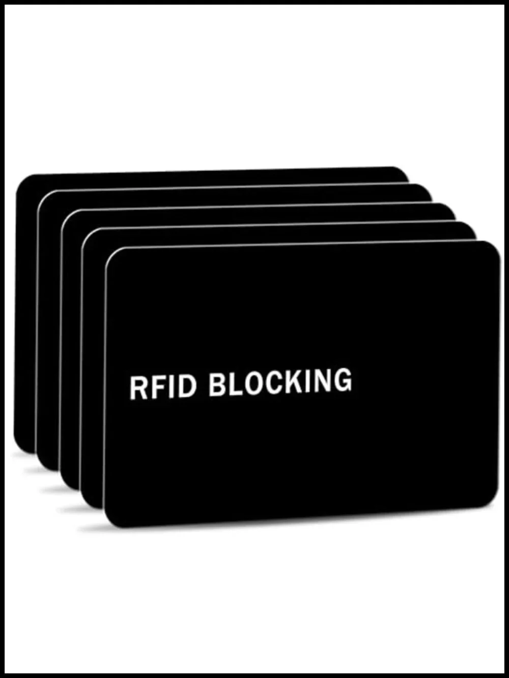 RFID Blocking Card Contactless NFC Credit Card Protector Wallet Shield 5 Pack